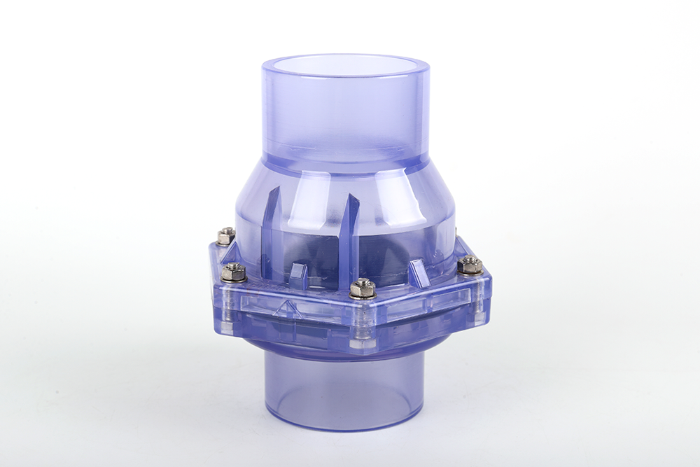 鹿泉透明翻板式止回阀